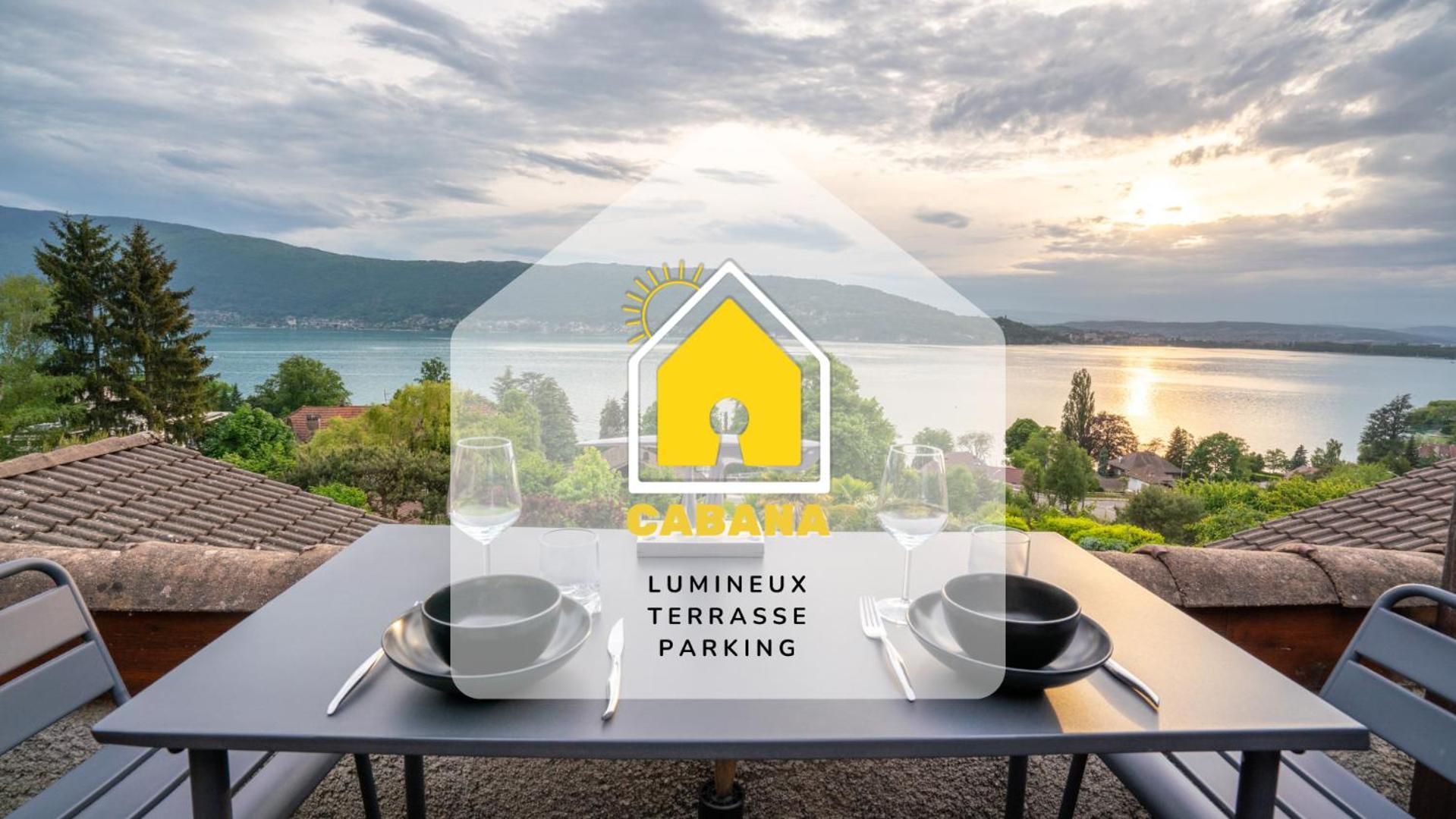 Cabana & Sunset - Terrasse , Parking & Lac 维里尔·杜·拉克 外观 照片